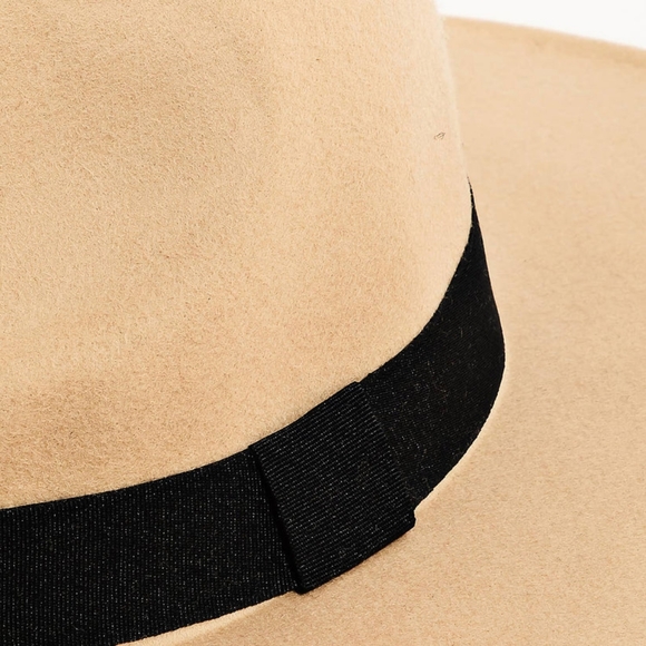 "So Many Words" LULUS Tan Fedora Structured Wide Brim Bohemian Hat (NWT) - Picture 11 of 16